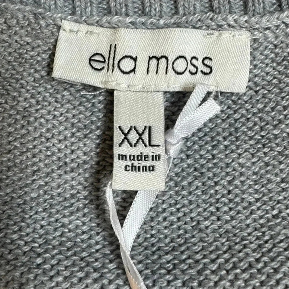 Ella Moss Women's Crewneck Cozy Long Sleeve Sweater - Picture 9 of 11